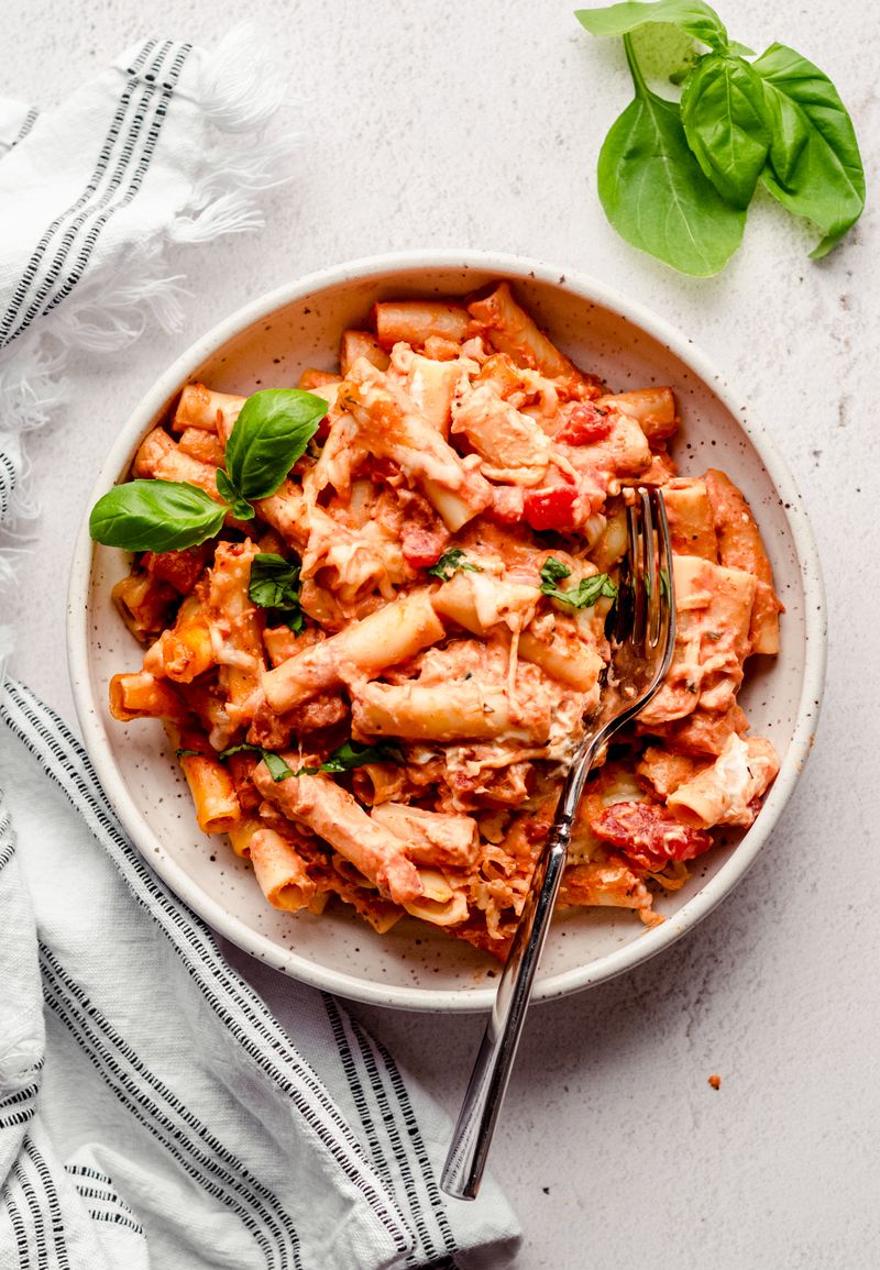 Cheesy Baked-Style Ziti (Stovetop)