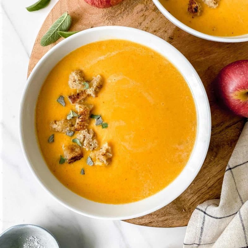 Butternut Squash and Apple Soup