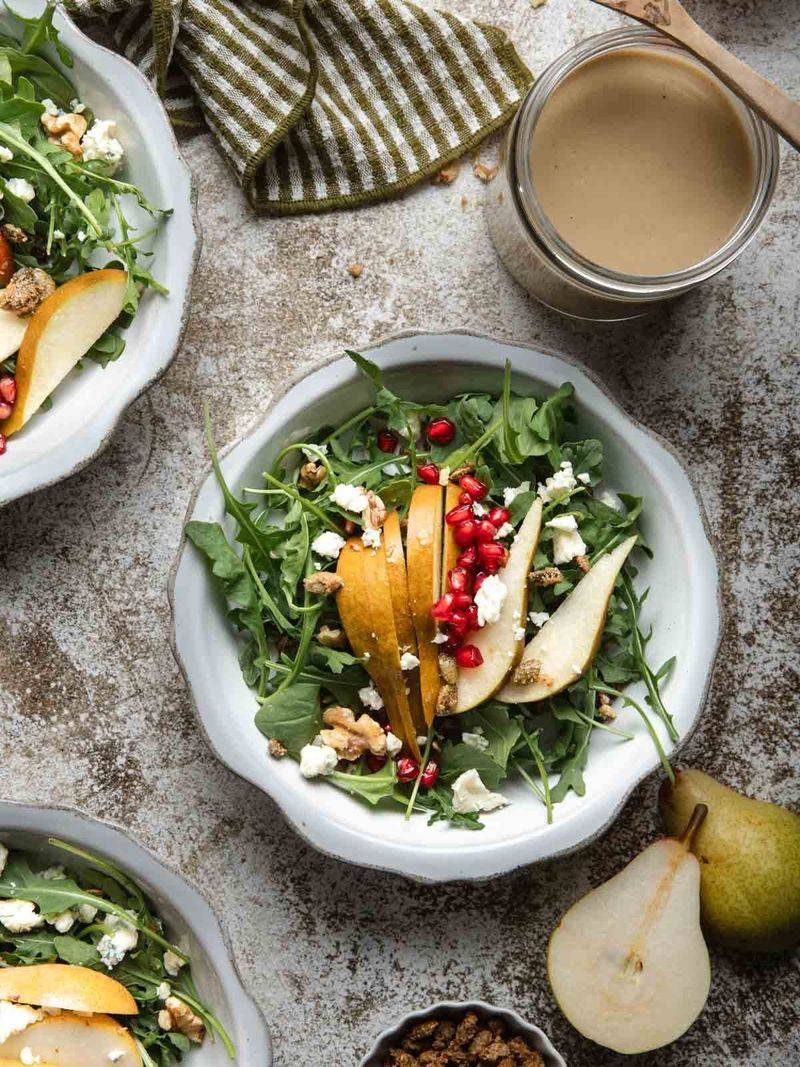 Salads with strong flavors