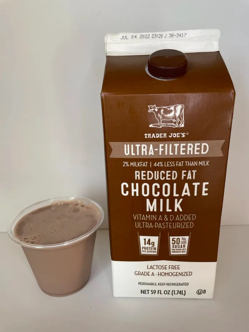 Trader Joe's Organic Chocolate Lowfat Milk