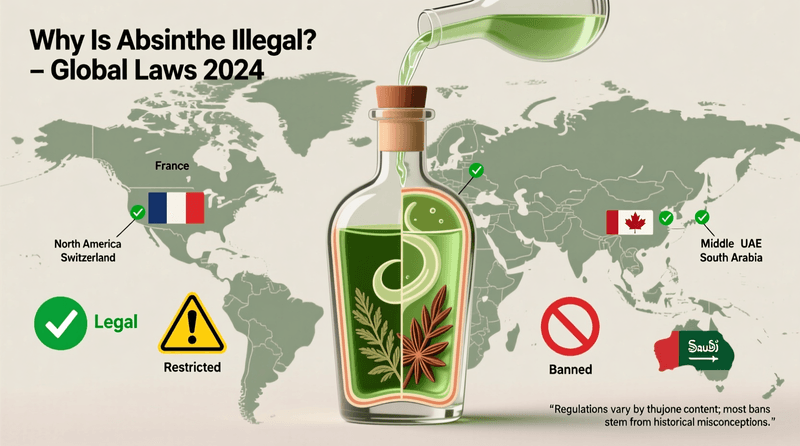Absinthe (Traditional Thujone Levels) - Some Countries