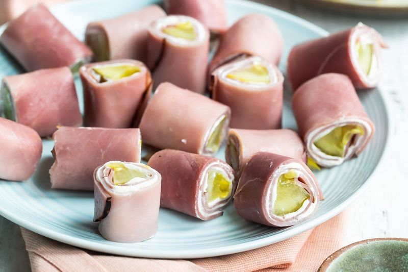 Honey Mustard Ham Roll-Ups