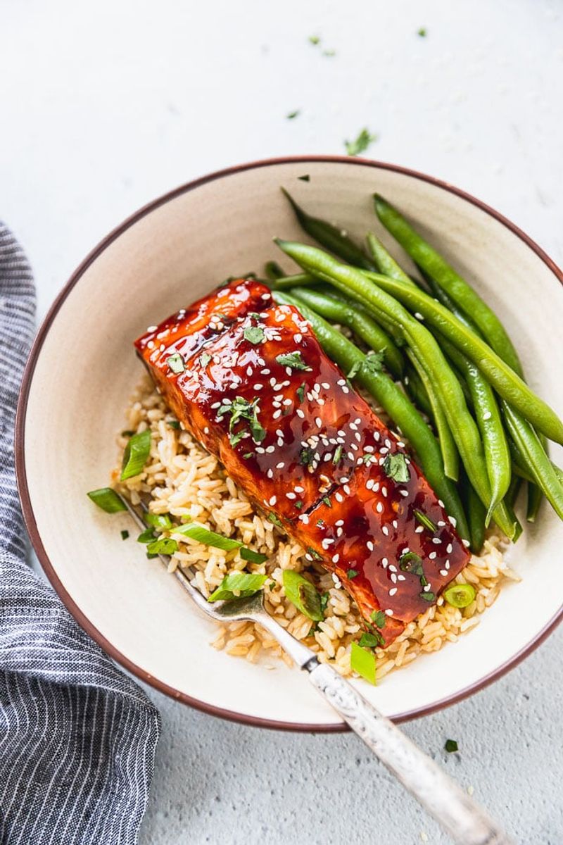 Teriyaki salmon