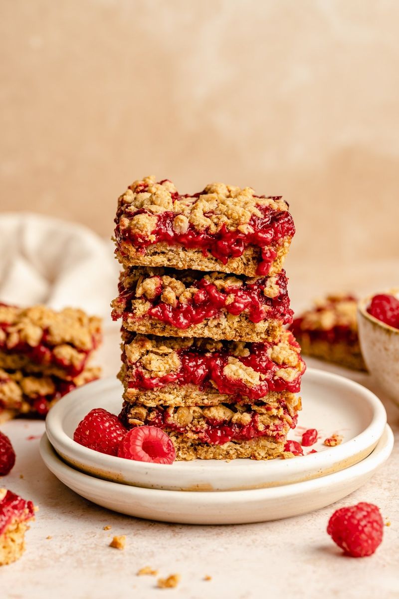 Raspberry Crumble Bars