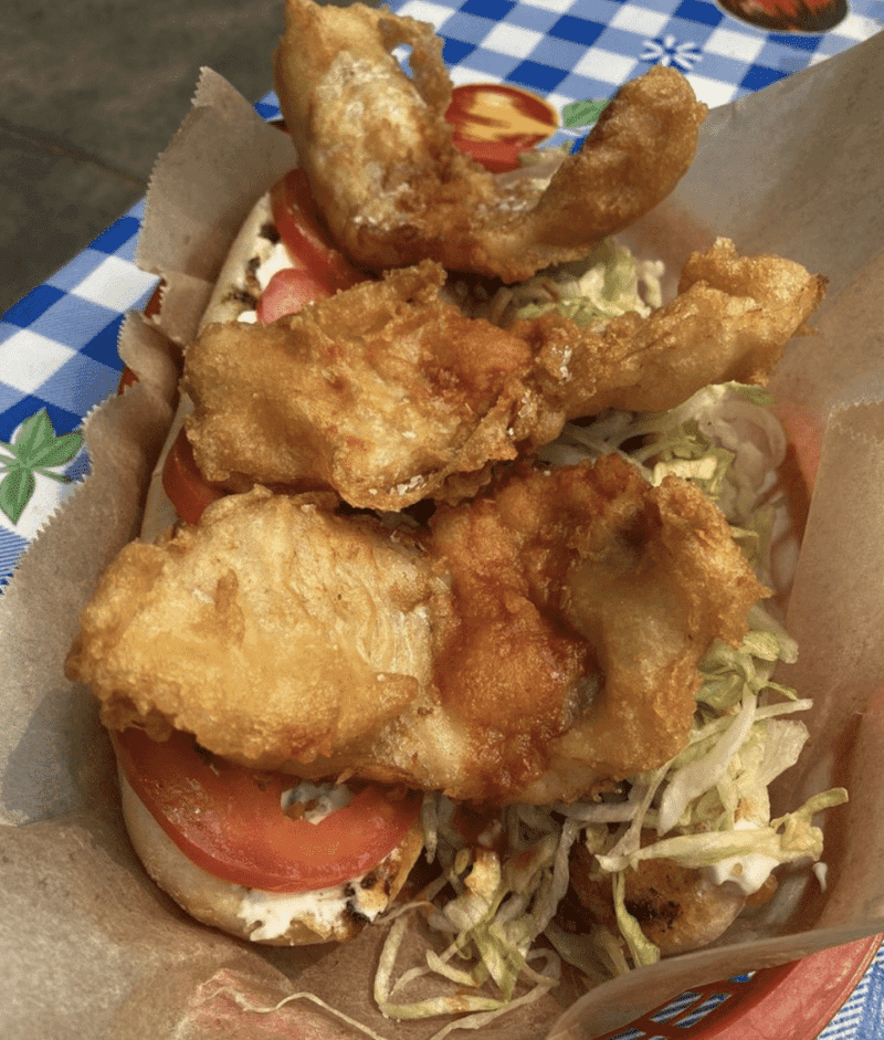 Walleye Sandwich