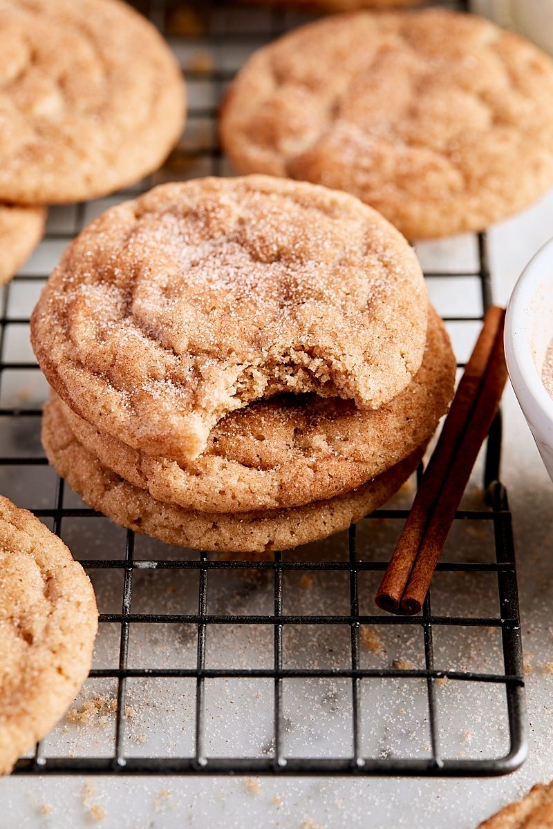 Crisp Snickerdoodle Cookies