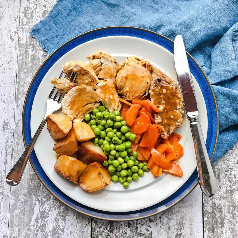 Rotisserie Chicken Dinner Plate