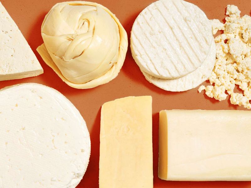 Cheese tells on the plate