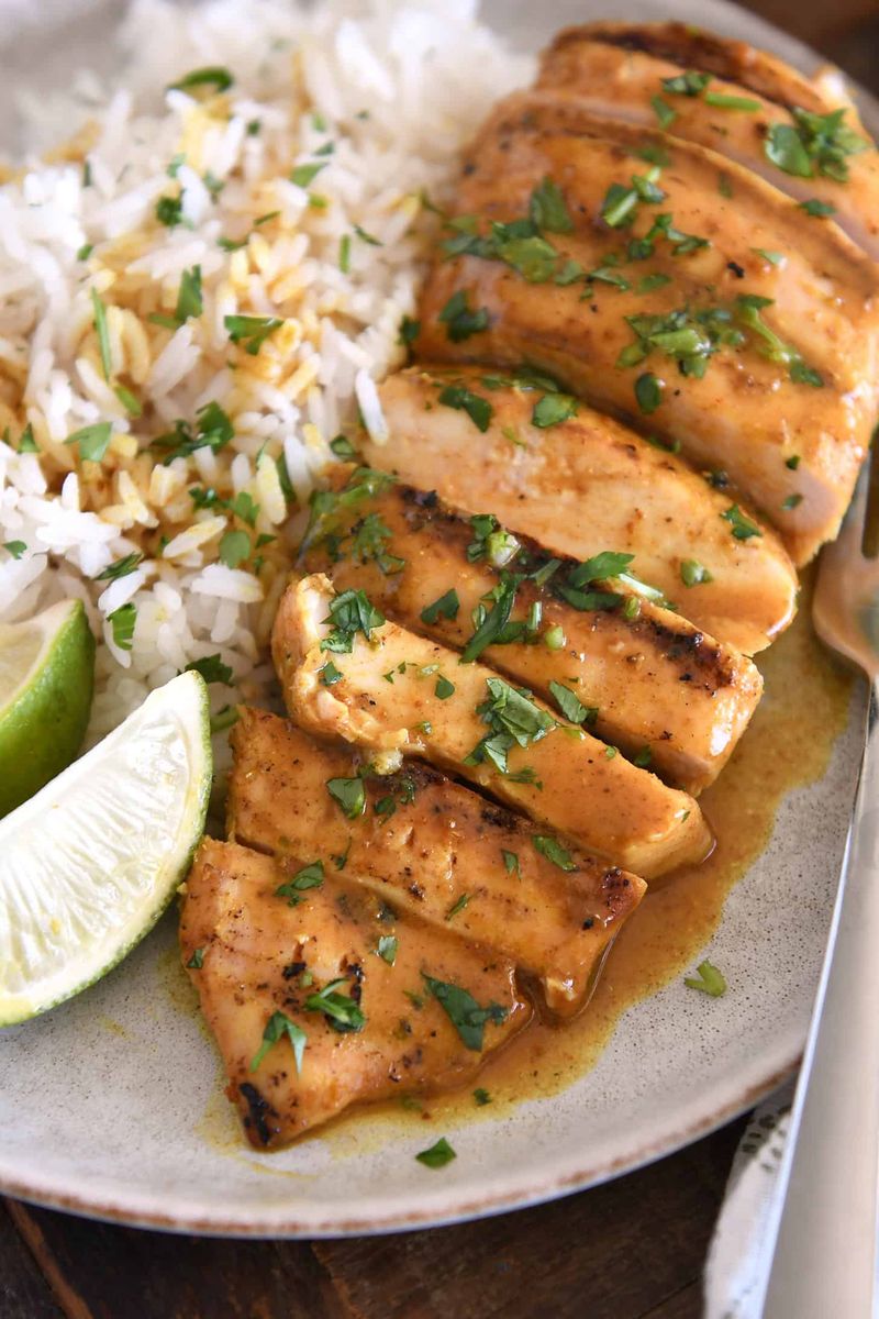 Grilled Coconut-Lime Chicken