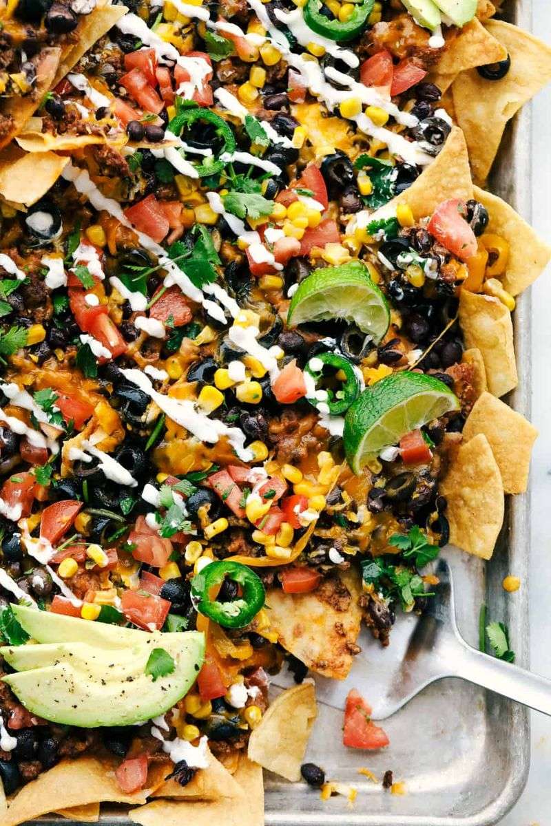Nachos With Canned Beans