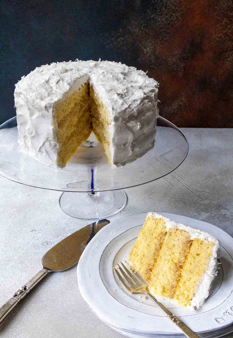 Coconut Layer Cake with Seven Minute Frosting
