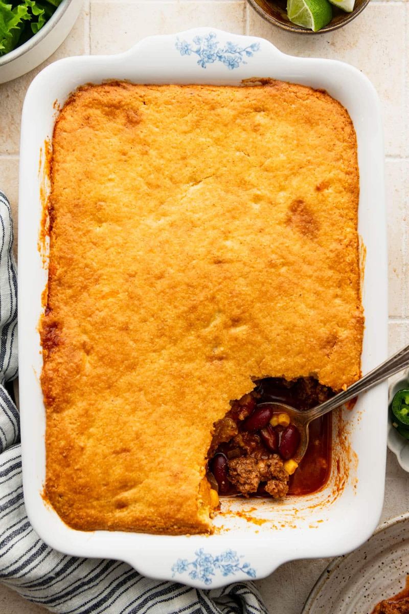 Cornbread Chili Casserole