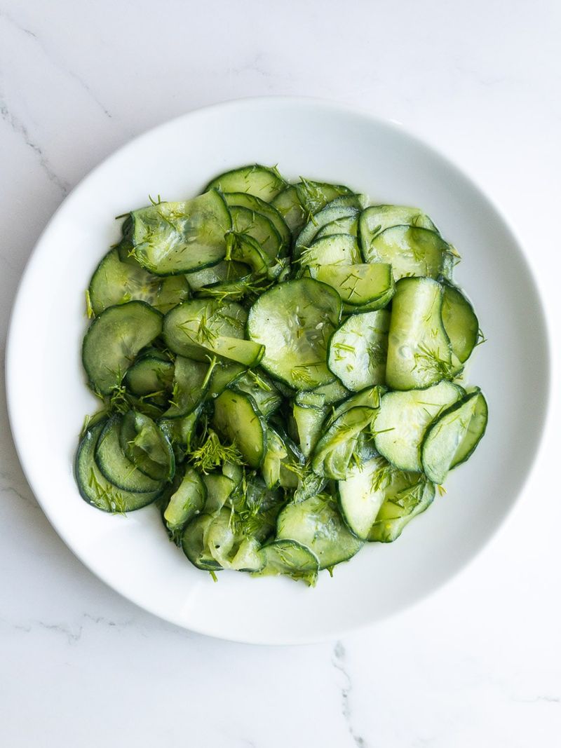 Classic Cucumber Salad with Dill