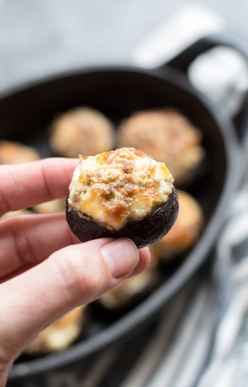 Sausage-Stuffed Mushrooms