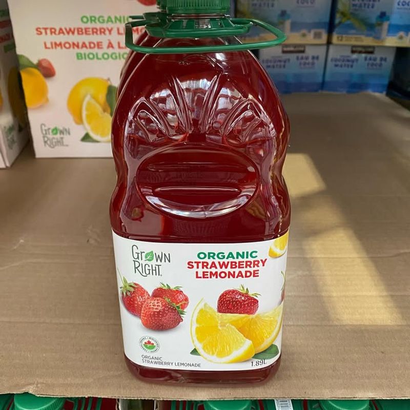 Kirkland Signature Organic Strawberry Lemonade