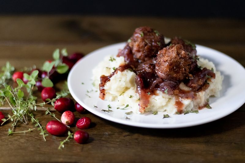 Savory Cranberry Meatballs