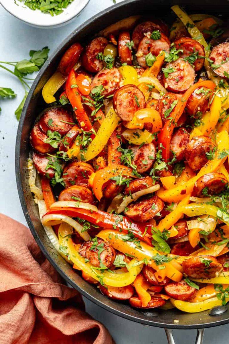 Sausage and Peppers Skillet
