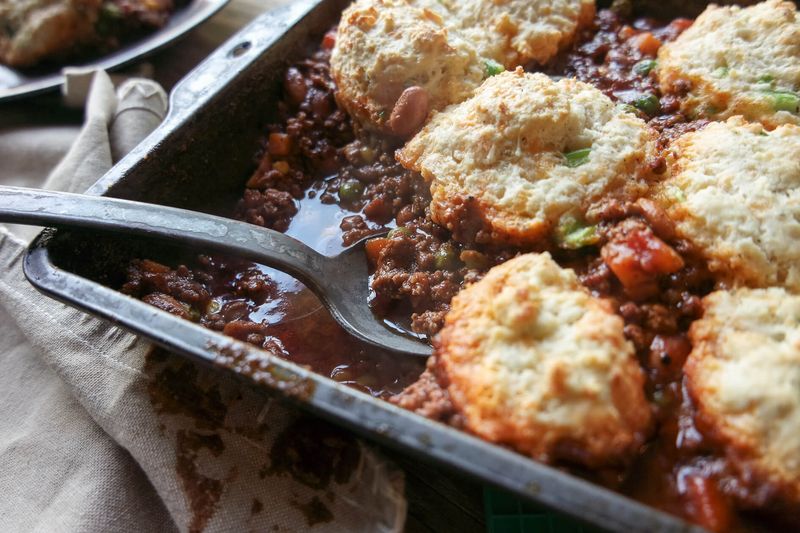 Beef and Biscuit Casserole