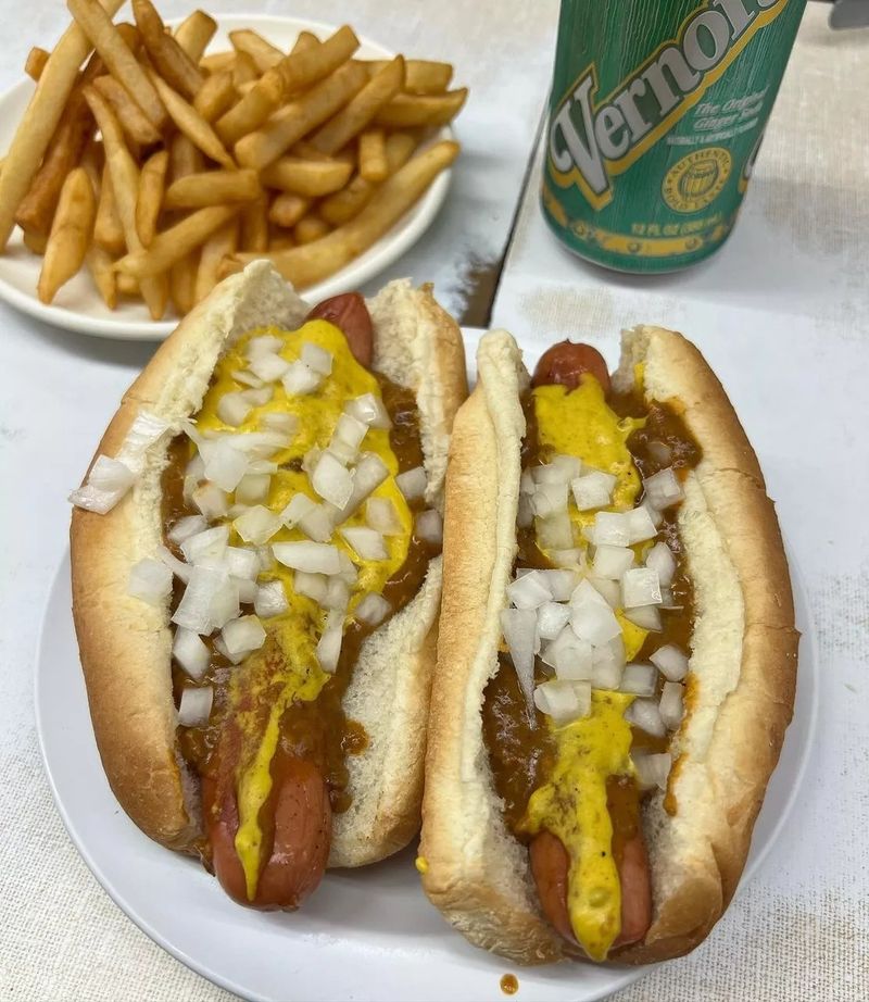 Coney Island Hot Dog (Detroit, MI style)