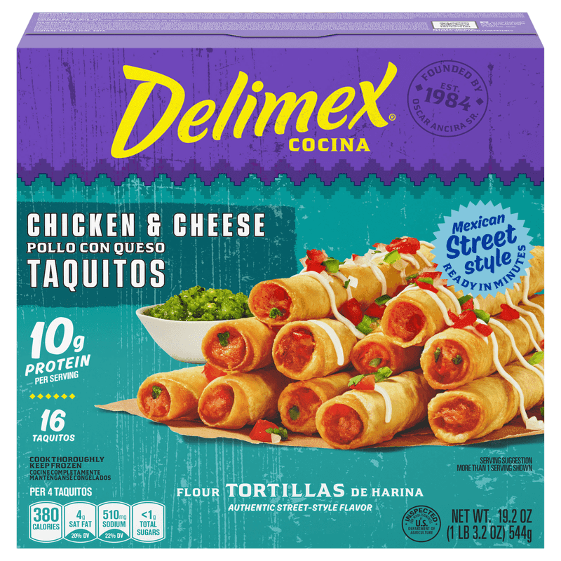 Delimex Chicken & Cheese Taquitos