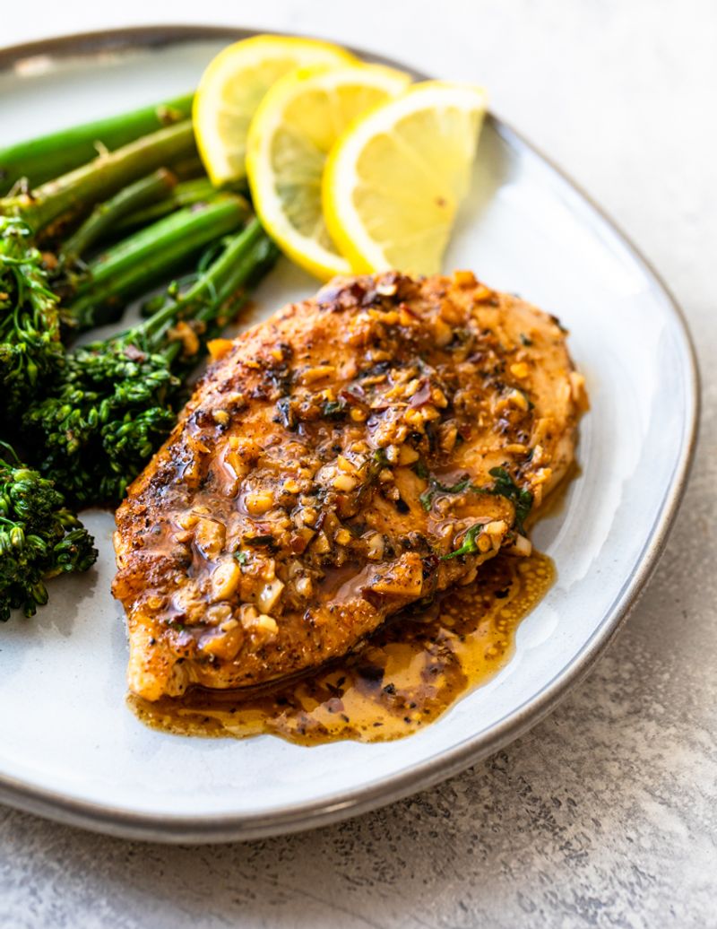 Garlic Butter Chicken And Broccoli