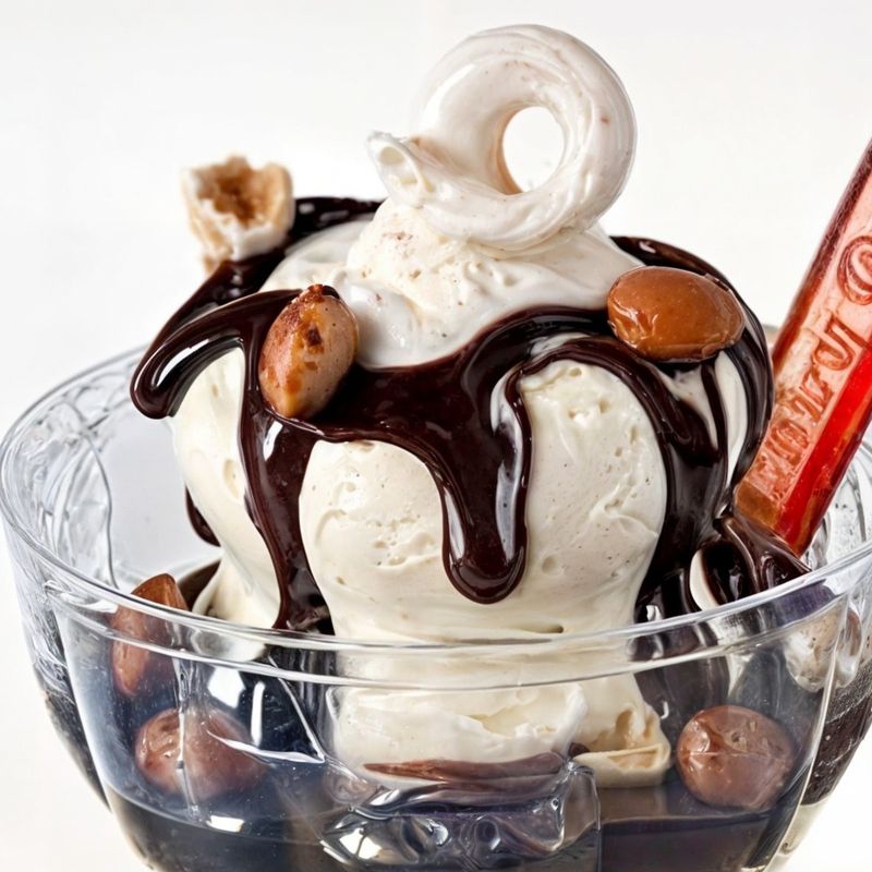 Royal Fudge n Cake Sundae