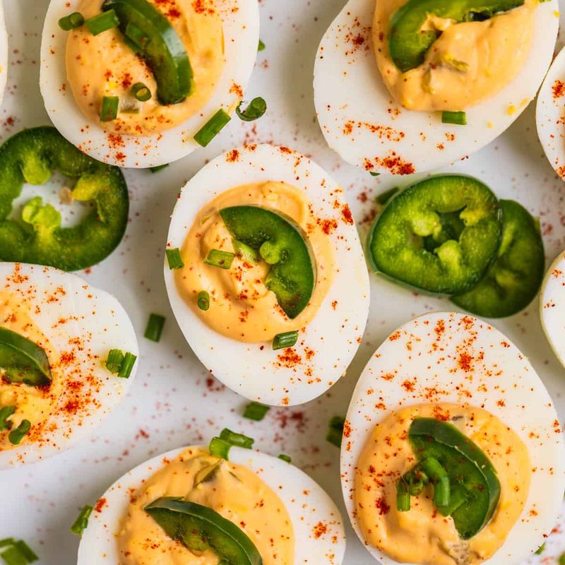 Deviled Eggs With A Little Kick