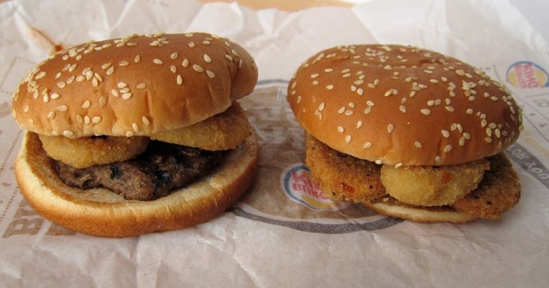 Burger King Rodeo Burger + Value Onion Rings