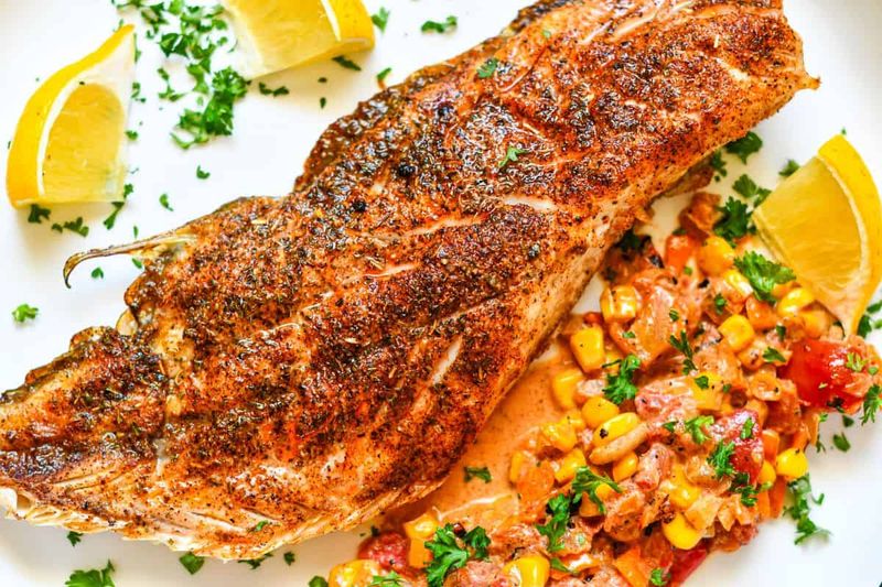 Redfish on the Half Shell