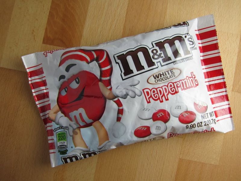 White Chocolate Peppermint M&M’s (holiday)