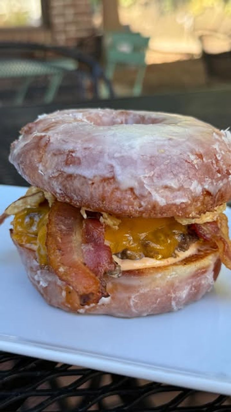 Krispy Kreme Cheeseburger