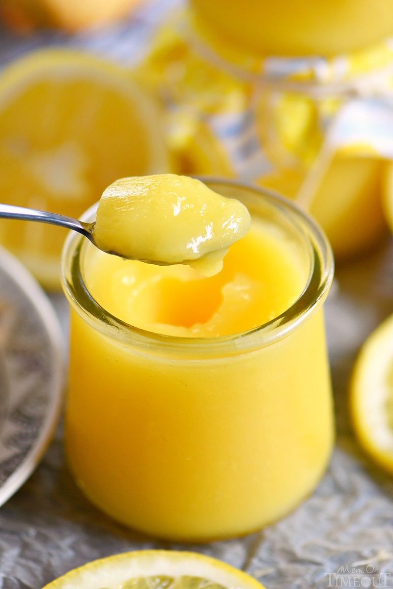 Lemon Curd In Jars