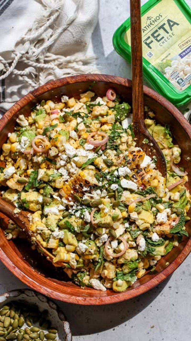 Corn And Feta Salad