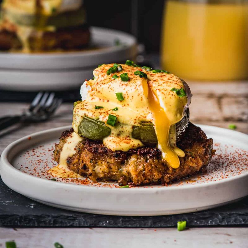 Crab Cake Eggs Benedict (Maryland)
