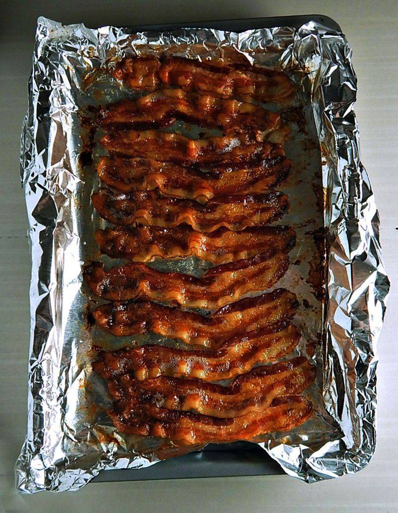 Bacon (especially thicker-cut)