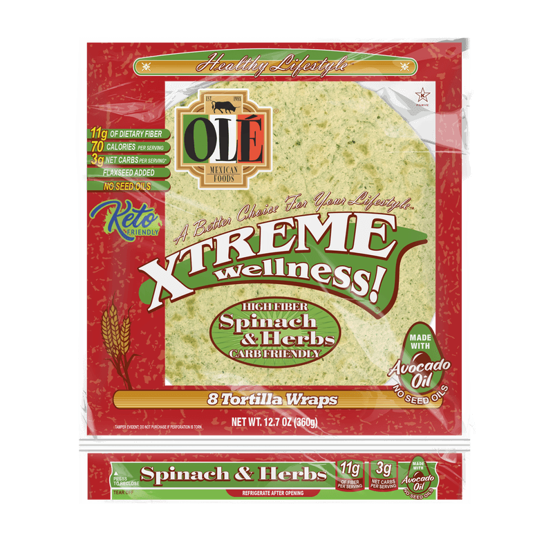 Spinach Herb Tortillas