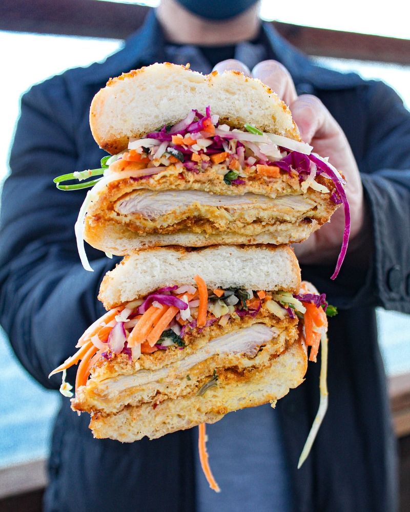 Thai Lemongrass Chicken with Papaya Slaw