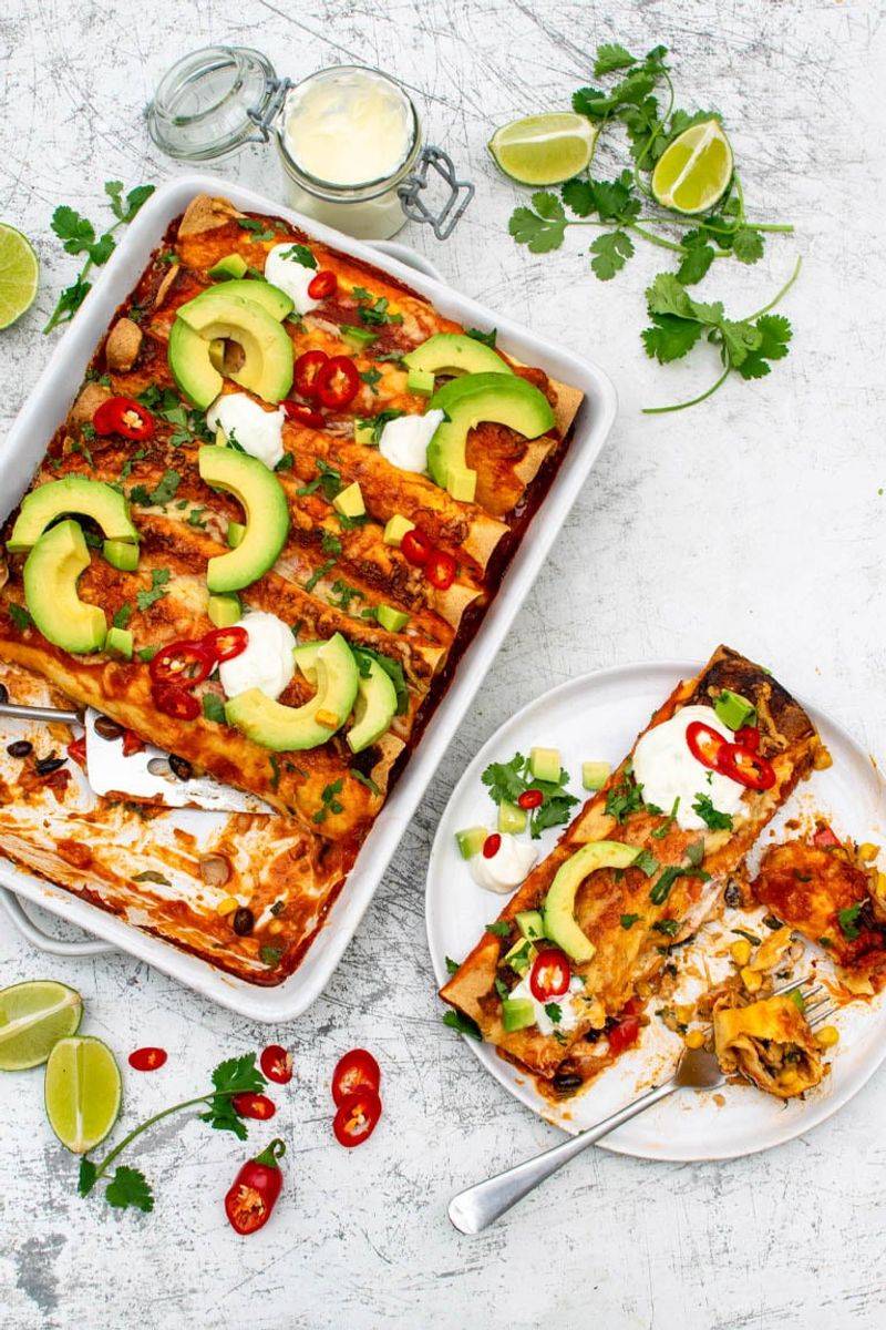 Jackfruit Enchiladas