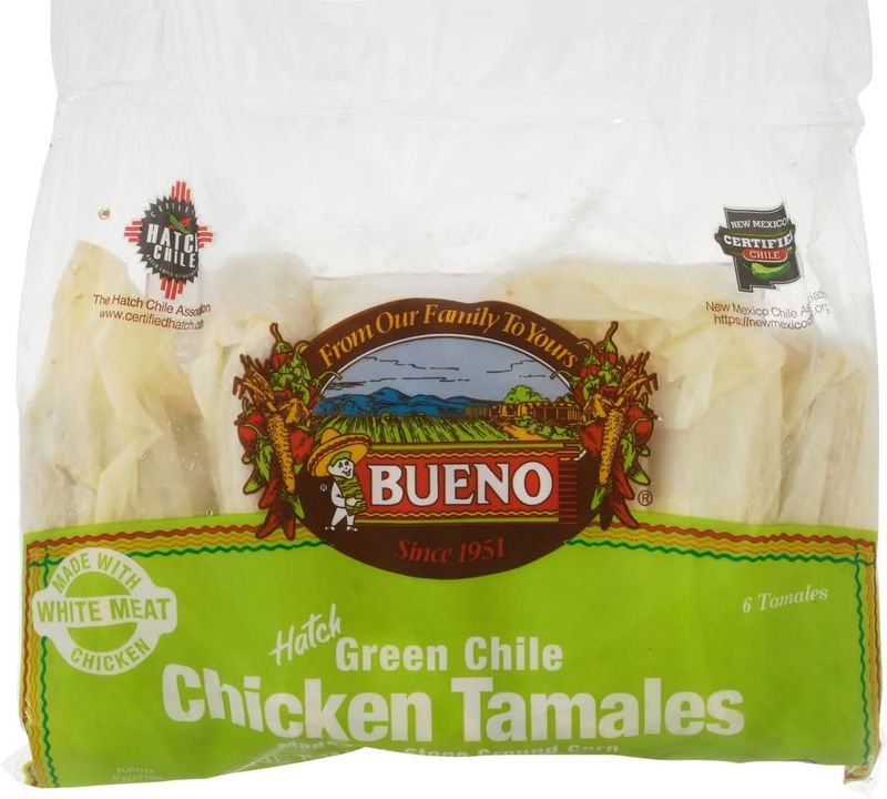 Bueno Foods Hatch Green Chile Tamales