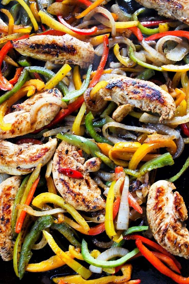 Sizzling Fajita Chicken and Peppers