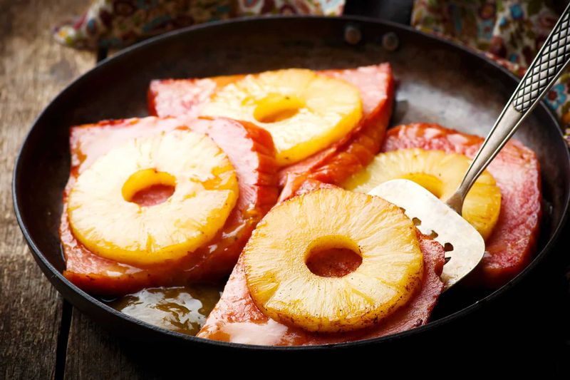 Ham Steak With Pineapple