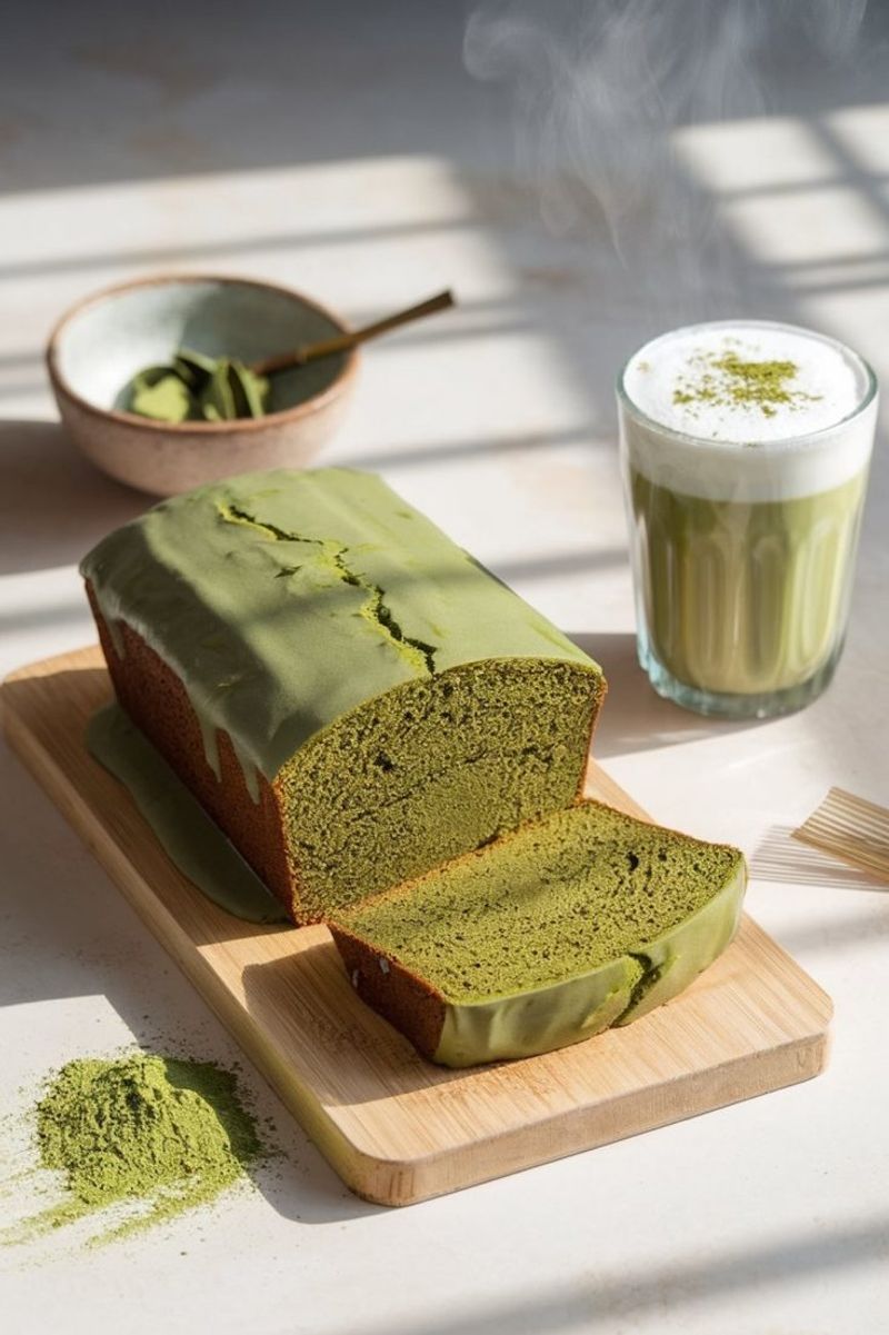 Matcha White Chocolate Loaf