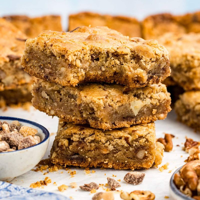 Brown Butter Toffee Blondies