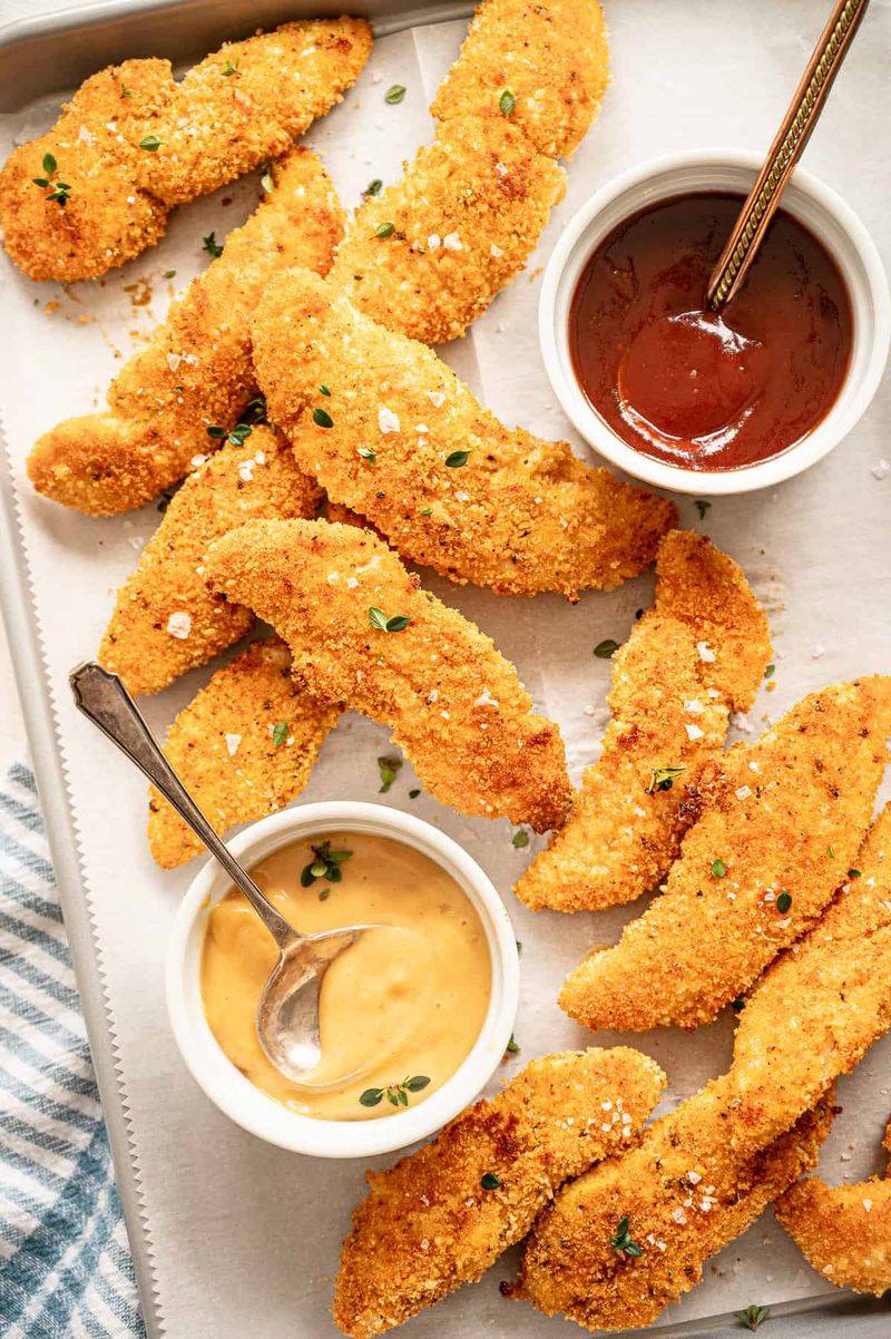 Cheesy Baked Chicken Tenders