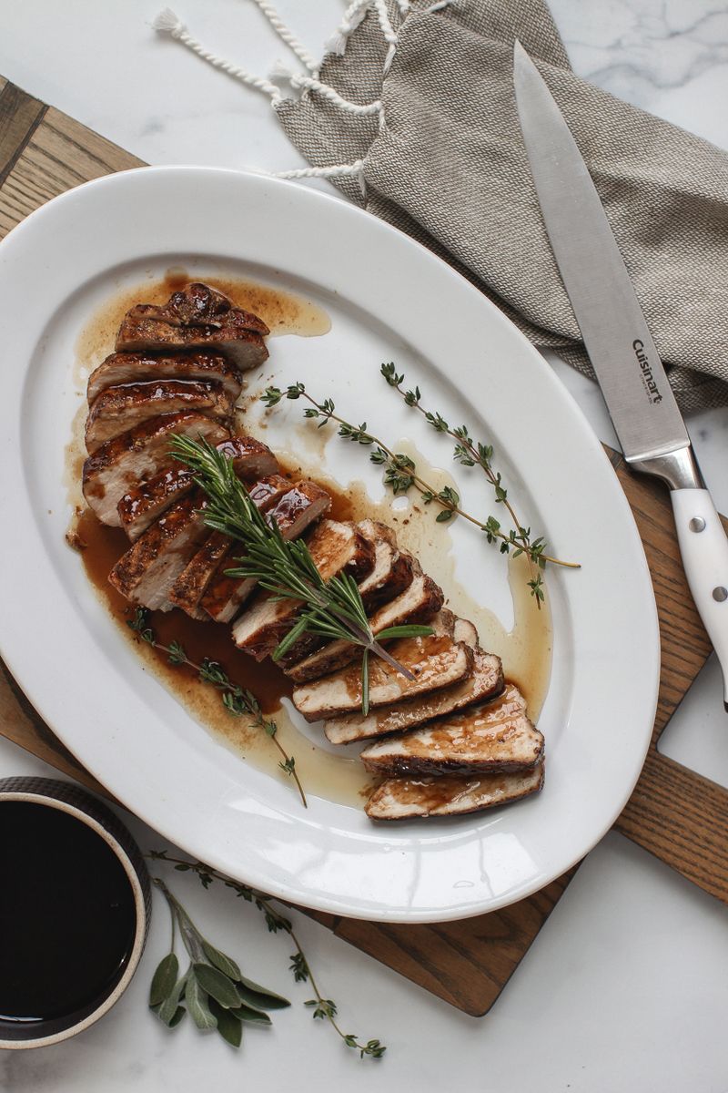 Balsamic Glazed Pork Tenderloin
