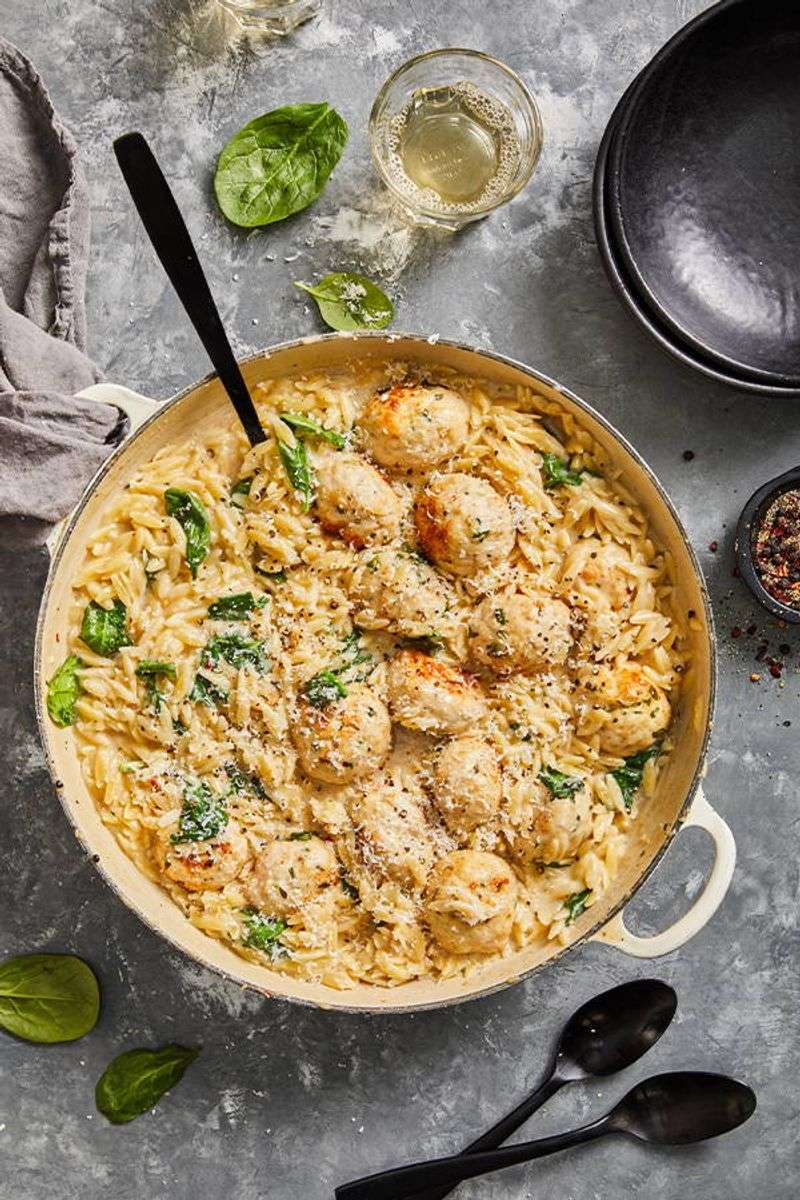 Creamy Garlic Parmesan Meatballs