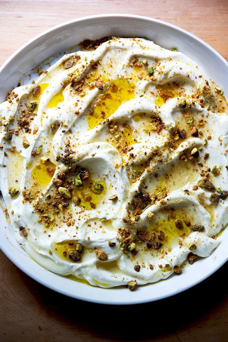 Ricotta Bowl With Pear And Pistachio