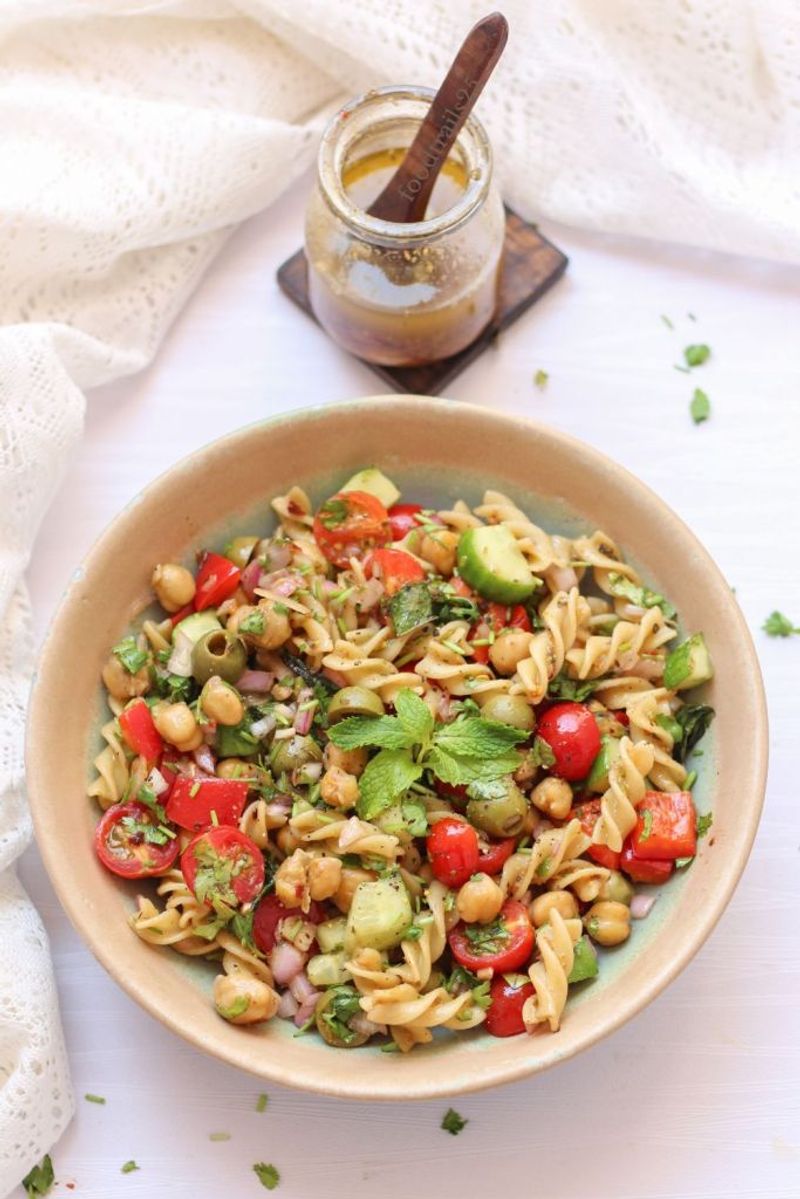 Mediterranean Chickpea Rotini