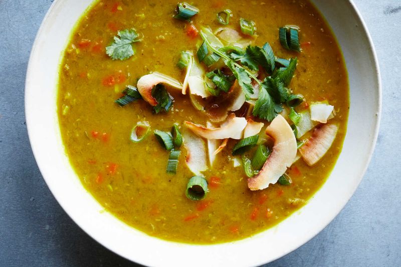 Coconut Lime Red Lentil Soup