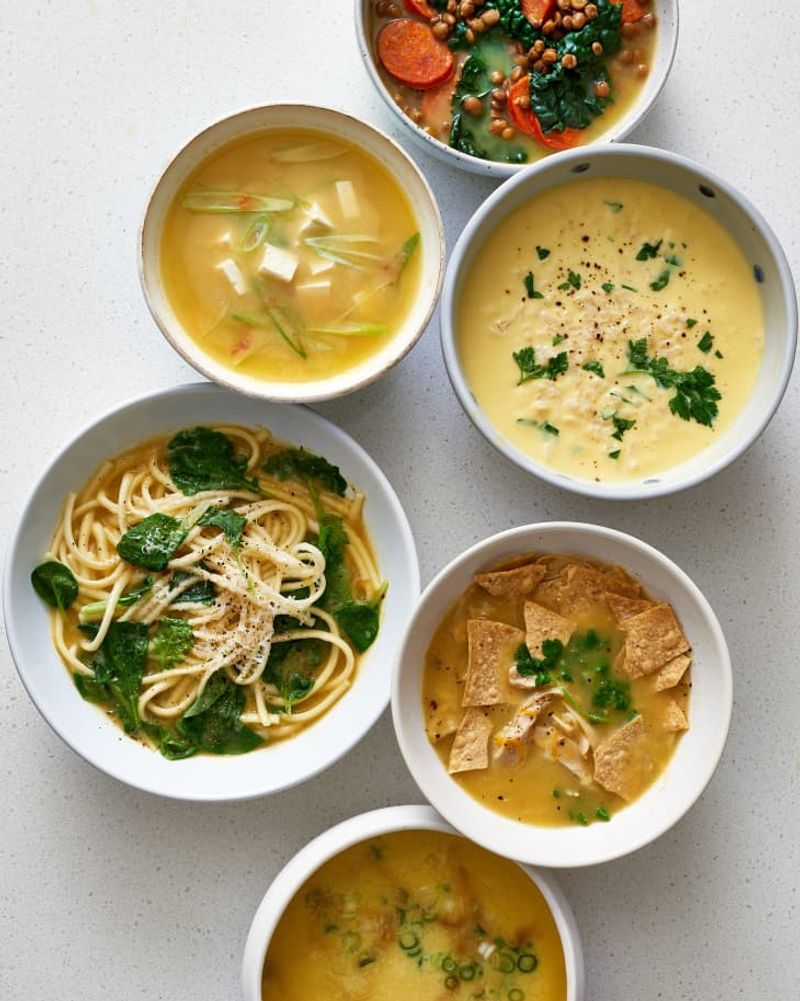 Soups with heavy customization